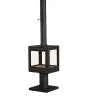 Woodford Garden Stove – Premium Outdoor Wood-Burning Patio Heater with 4-Sided Glass