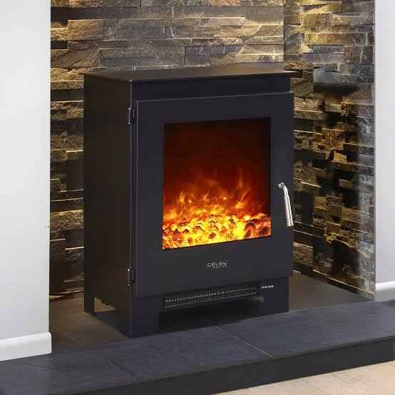 Electriflame Electristove XD Metal 1 Electric Stove – 2kW Portable Freestanding Fireplace