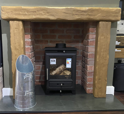 Traditional Zinc Coal Hod 53.5cm Fireplace Coal Bucket – 30cm Diameter