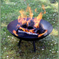 Large Premium Mild Steel Fire Bowl (69cm) - Optional BBQ Grill